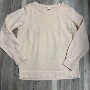 Poetry NWOT Size 4, Cream Color Hemp shirt,chest us 21 length is 24